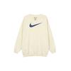 Nike Sweatshirts Women's Beige Crew Neck Moderate Regular FV8444-113
