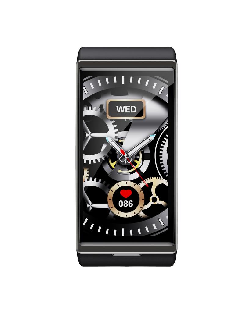 Orijinal V12 Akıllı bant 1.91 inç Tam Dokunmatik ekran kavisli 3D cam IP68 su geçirmez Kalp Atış Hızı Uyku Stresi çoklu spor modu