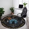 1pc The One Ring Carpet, Round Non-Slip Durable Large Size Office Carpet, Suitable for Office, Beautiful Decoration