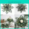 Candle Leaf Wreath Base With Polyester Material For Party And Home Styling
