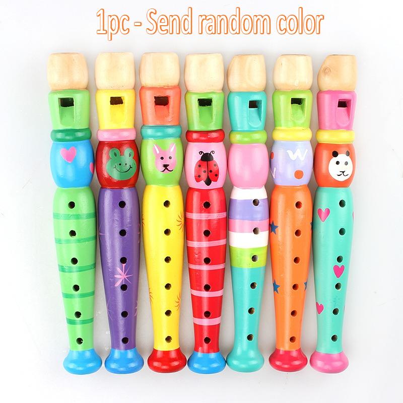 

6-Holes Recorder Kid Musical Wooden Flute Toy Instrument Early Music Education Wooden Flute Musical Cultivate Kid Music Interest