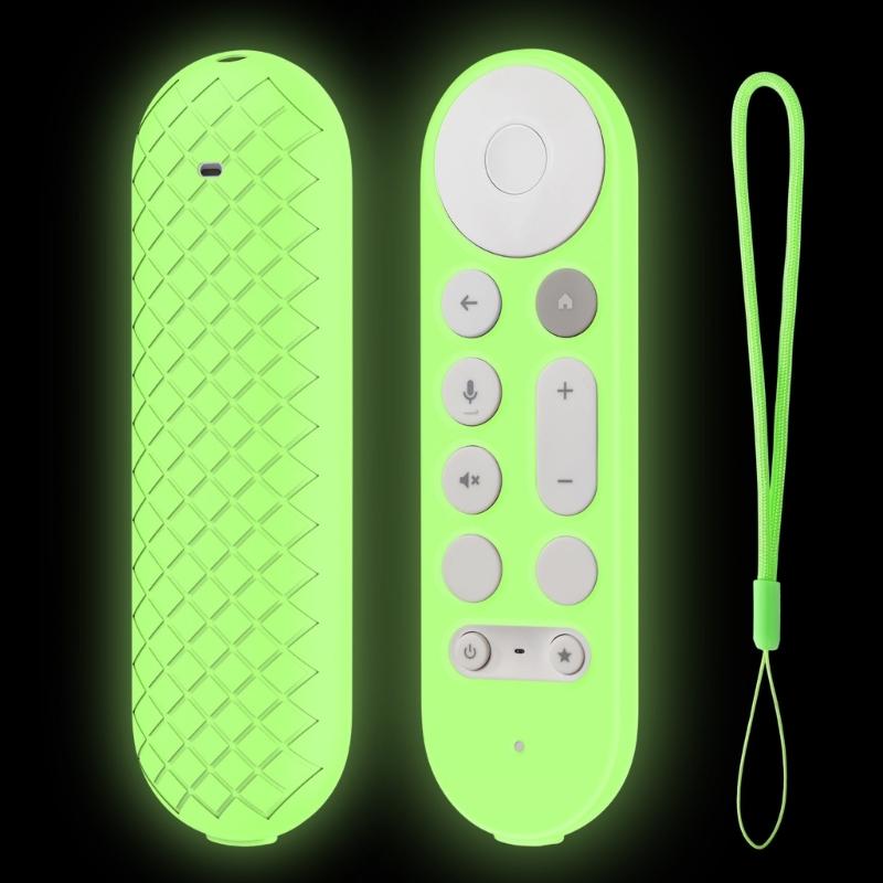 AntiDust Remote Sleeve Soft Silicone Protector Case for TV Streamer 4K 2024 Remote Ergonomic Silicone Remote Protector