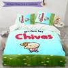USA FC 3pcs Bedding Set Duvet Cover Closure Includes 1 Duvet Cover & 2 Pillowcases for All Seasons Bedroom Home Dorm Decor