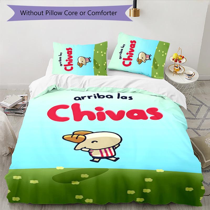 USA FC 3pcs Bedding Set Duvet Cover Closure Includes 1 Duvet Cover & 2 Pillowcases for All Seasons Bedroom Home Dorm Decor