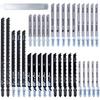 35pcs Saw Blade Set High Carbon Steel Assorted Blades T-shank Fast Cut Down Saw Blade Professional Saw Cutter Accessories for Thin Metal Wood