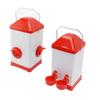 Chicken Feeder Waterer Set Automatic Chicken Cup Waterer Port Feeder Set Poultry Farming Water