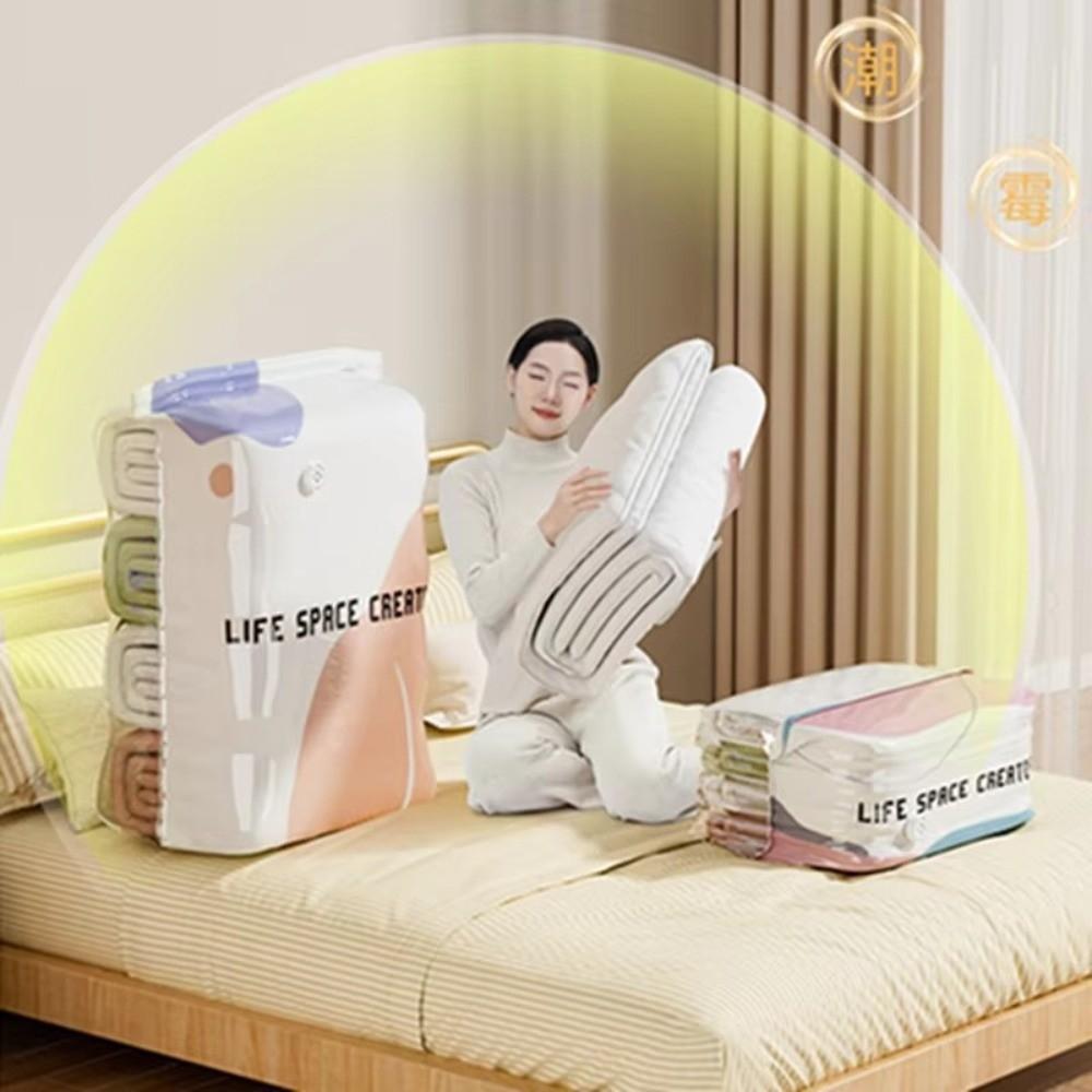 Press & Seal Vacuum Storage Bags Space Saving Cube Compression Bags Travel Packing