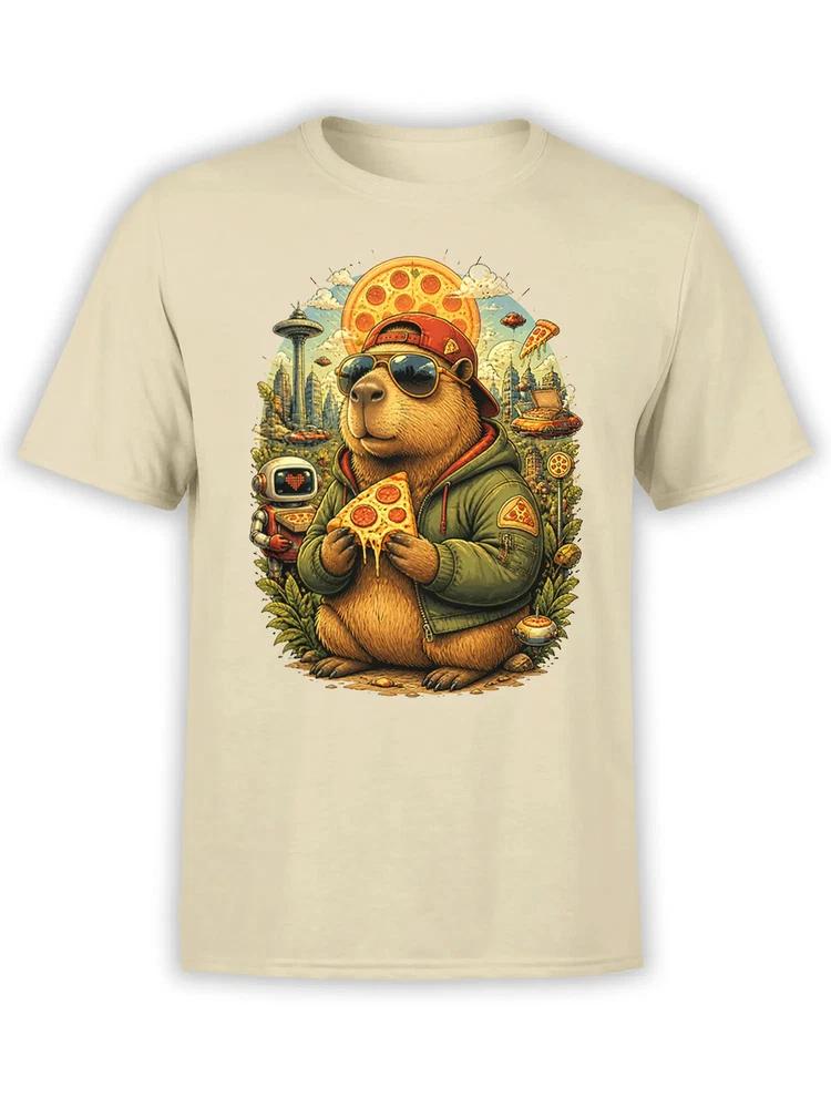 Chill Pizza Bear TShirt Unisex S