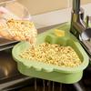 2pcs Creative Kitchen Vegetable Washing Rack Punch-free Multi-functional Pool  Household