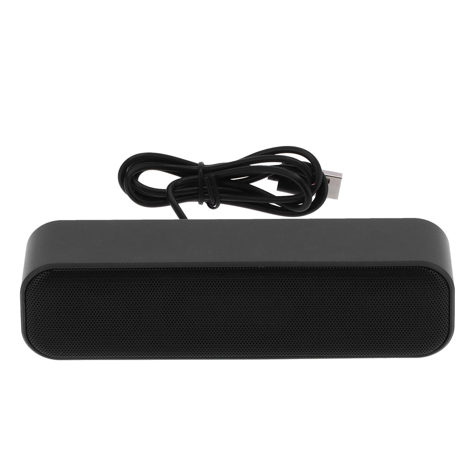 

USB-динамик Мини-динамик Встроенная декодированная звуковая карта Стерео Саундбар Компьютерный динамик