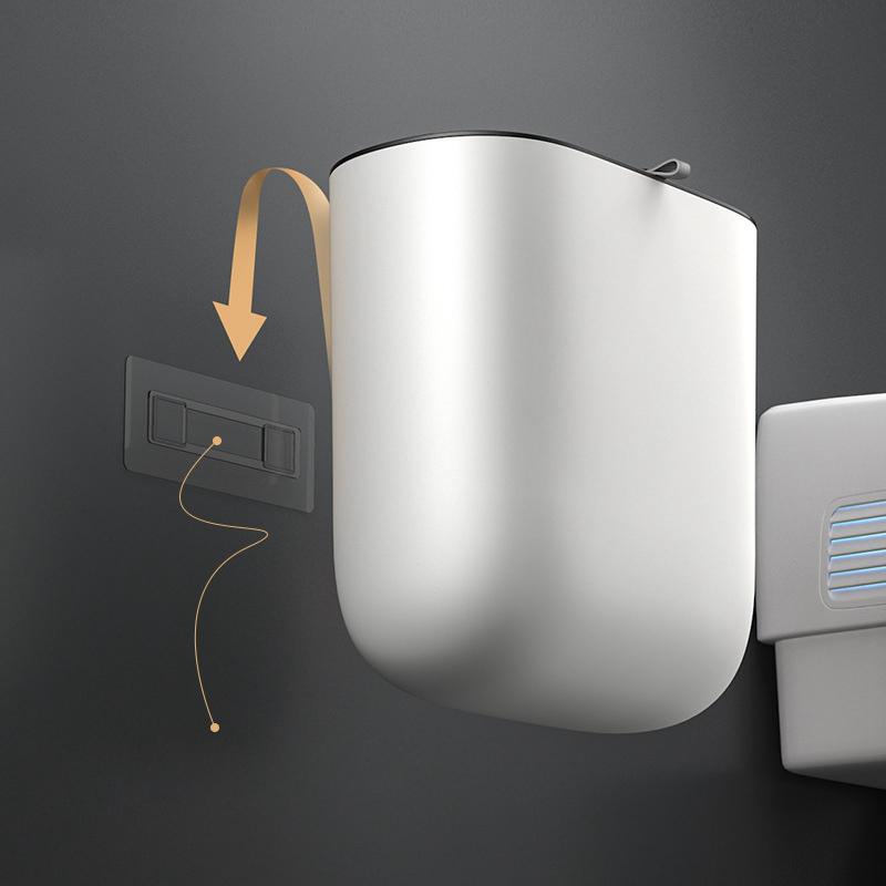 An der Wand montierter Mülleimer, Mülleimer mit für Küche und Bad, Haushaltsmüll-Reinigungswerkzeuge, Papierkorb