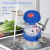 LXSG13D Household Water Meter Single Flow Dry Cold Water Table Qn 1.5m3h 30 Celsius  15mm Garden & Home