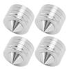 4pcs HiFi Speaker Isolation Feet Pads Shock Absorption Speaker Spike Pads with Slip Resistance Pads