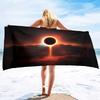 Sun Print Microfiber Beach Towel Large Quick Dry Sand Proof Absorbent Towel for Adult Travel Swimming