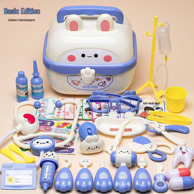 

Children s Doctor & Nurse Role Play Set with Sound and Light Stethoscope