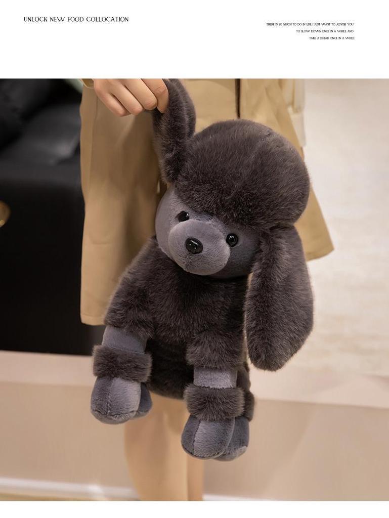 Grenzüberschreitende Pudel Plüschhund Puppe - Valentins- & Geburtstagsgeschenk