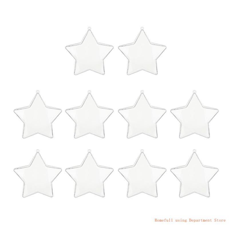 10Pcs Candy Holder for Office Decoration Transparent Sweets Storage Container