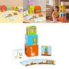Educational Wooden Stacking Blocks Toy For Toddlers With Shape Recognition And Cognitive Development