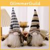 Whimsical Lighted Coffee Gnome Decorative Piece With Diamond Hat Perfect For Home Accents