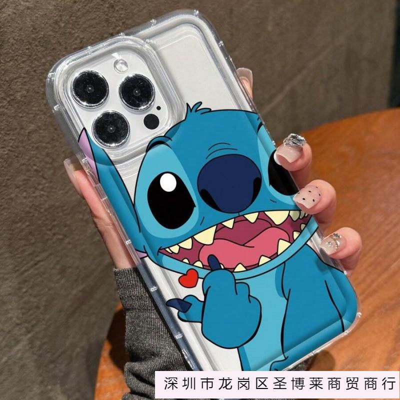 Bixin Stitch is suitable for Apple 16promax mobile phone case 15plus14 airbag 13 transparent 1211 explosion