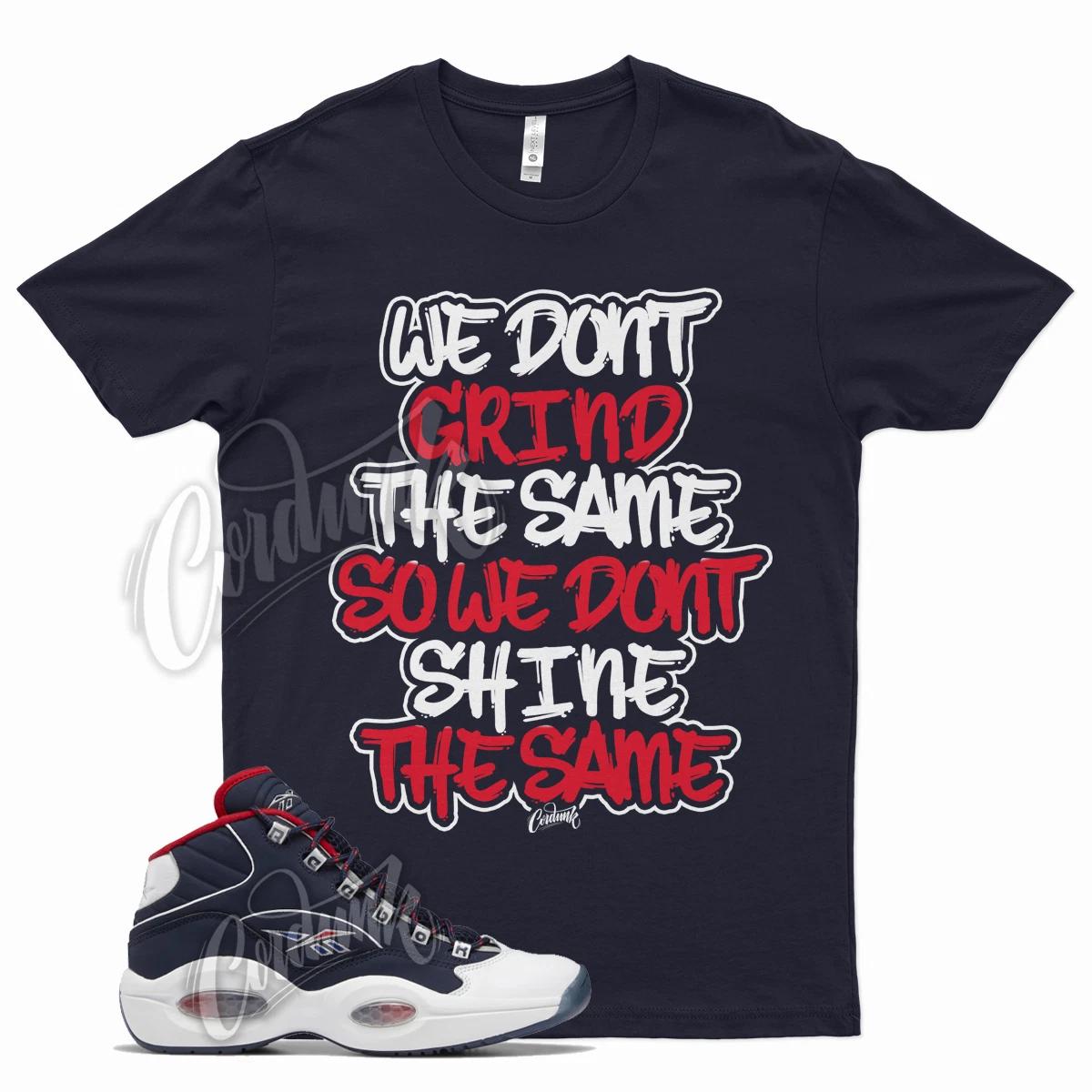 

Темно-синяя футболка GRIND для Question Mid Ftwr White Vector Red Blue S