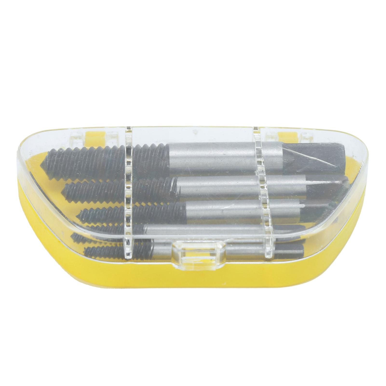 

5Pcs Damaged Screw Remover Extractor Drill Bits Set for Broken Bolts Stripped Threads