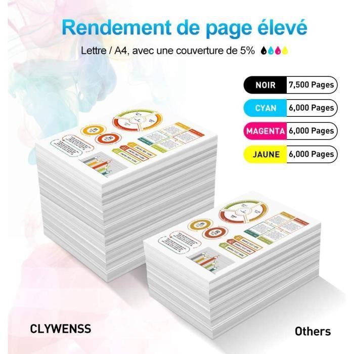 IMPRIMANTE Clywenss 104 Encre Remplacement pour Epson Ecotank 104 Bouteilles d'encre Compatible with Epson EcoTank ET-2710 ET-271200