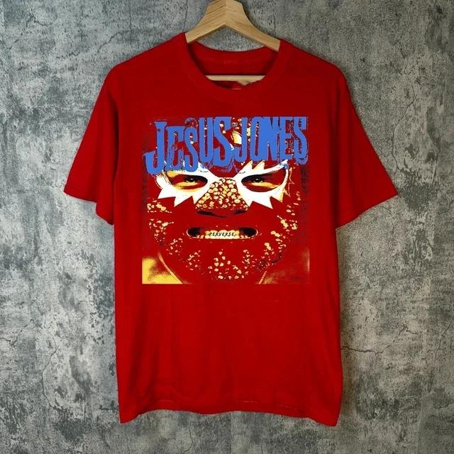 Jesus Jones Band Concerts in Red T-shirt S to 5XL 2F1207 L