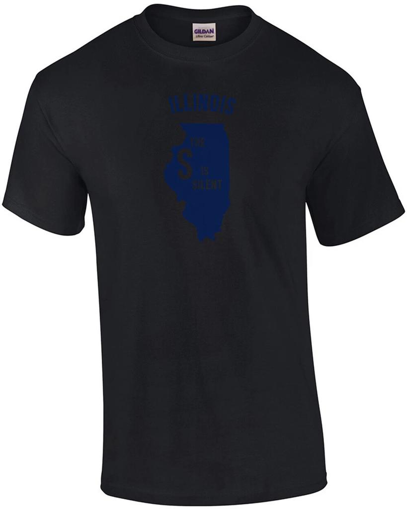 Illinois - the S Is Silent - Illinois T-Shirt