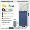 Ultralight Outdoor Camping Compact Adult Sleeping Bag Travel Washable Down Cotton Insulation Dirt-Resistant Portable Waterproof