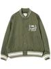 B:MING LIFE STORE by BEAMS Women's Water-Repellent Stadium Jacket, Olive, Size S