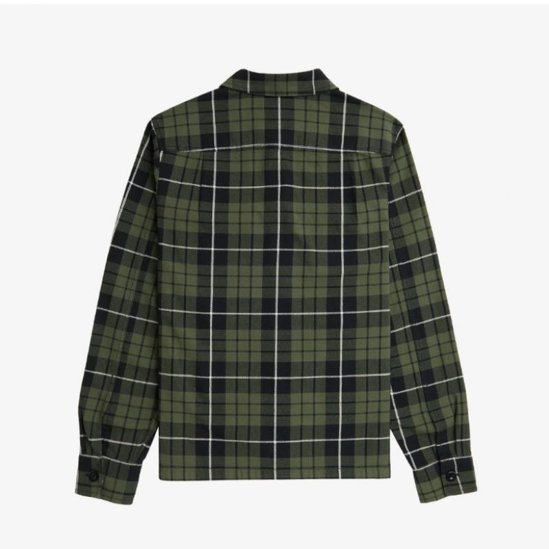 Fred Perry [genuine Headquarters] Fred Perry [sharp] Check Overshirt  W19  Afpm2438515 W19 qzgAfpm2438515 W19
