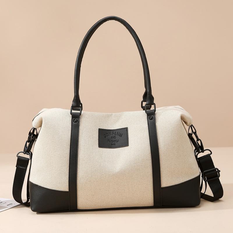 Fashion Sports Fitness Bag Large Capacity Travel Bag Shoulder Crossbody Bag Short Business Travel Bag Swimming Yoga Bag