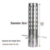 Heat-Resistant Outdoor Tent Stove Chimney Kit with Spark Arrester & Storage Bag