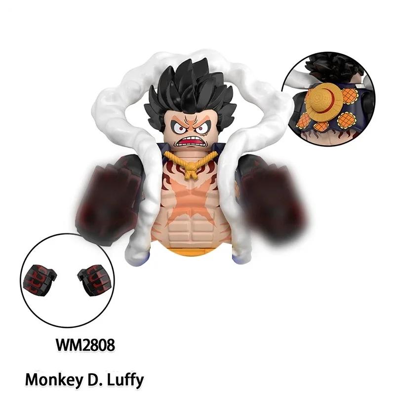 Siste versjon Byggeklosser Japan Anime Klosser Dukker Mini Action Leketøysfigurer Monteringsklosser Barnegaver