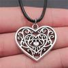 Love Heart Angel Peace Dove Pendant Antique Bronze Metal Bridesmaid Choker Necklace New Arrival Gift