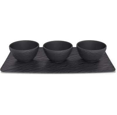 Villeroy & Boch Manufacture Rock Drinking Bowls, 4 Pieces (1042399023)