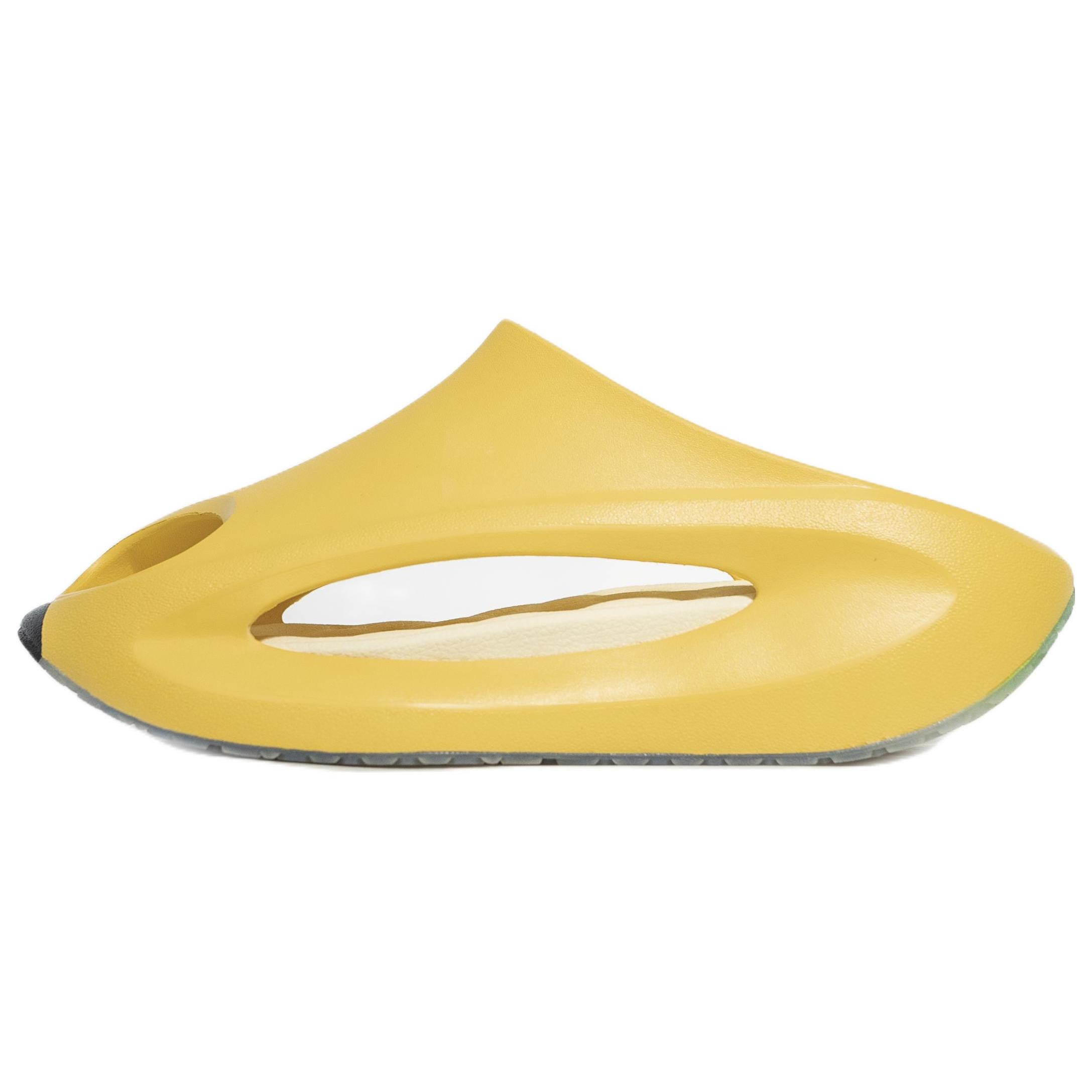 

New LiNing Quiet Abrasion Resistant Slide Slippers Men s Creamy Yellow Bored Monkey Special Edition Bored Banana Friend AZSS009-11 45