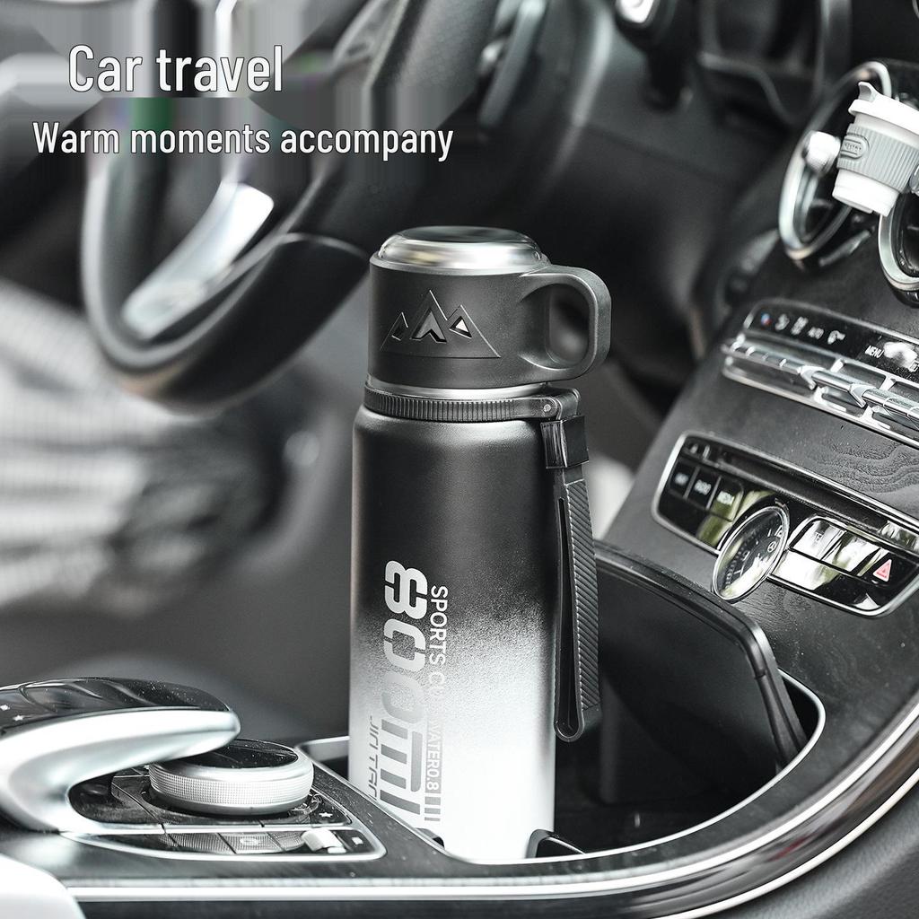 Large Capacity 316 Stainless Steel Thermos for Outdoor Sports, Student-Friendly, Double-Wall Insulation, High-Quality Portable Water Cup.