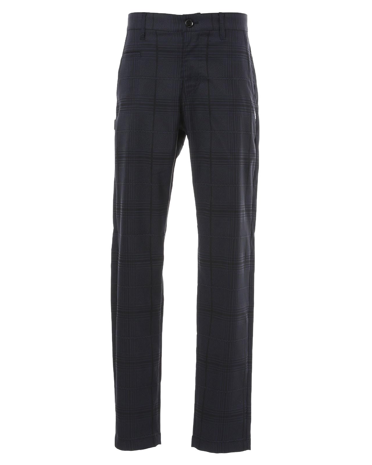 

long pants check Golf x Navy 6 [Pearly Gates] Men s (yarn-dyed logo) / / 053-5131203 121_Black [LL]