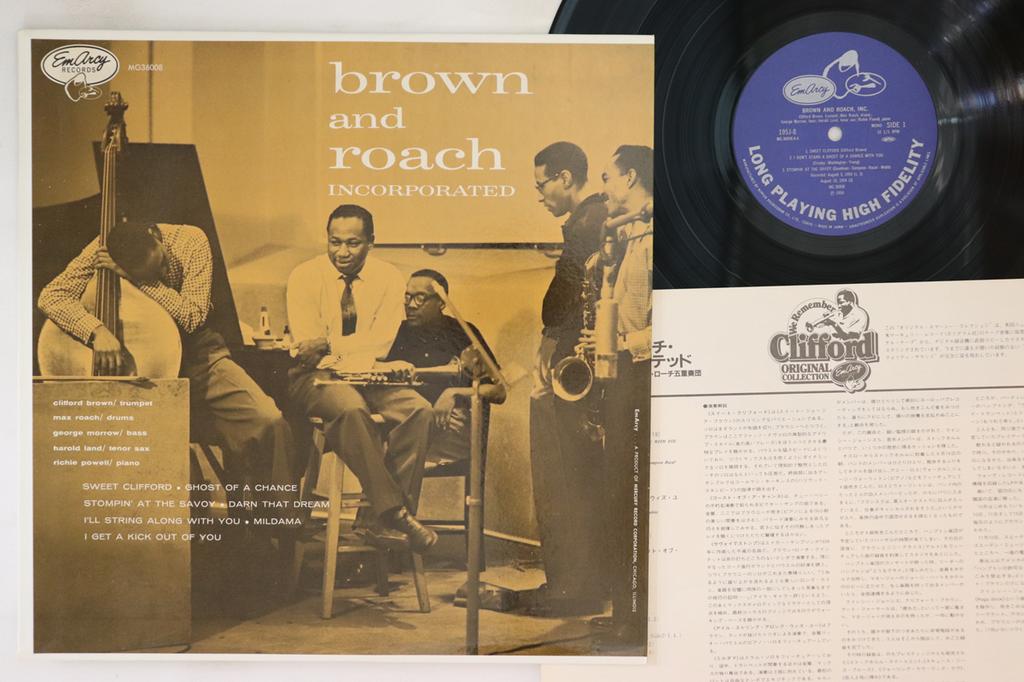 LP Schallplatte CLIFFORD BROWN, MAX ROACH - Brown & Roach Incorporated 195J8 EMARCY 1983 Japan Jazz Gebraucht