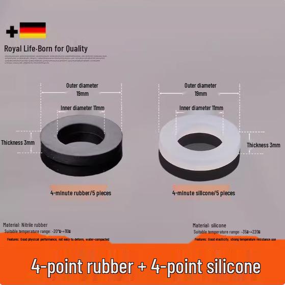 

Natural Gas Rubber Sealing Ring Gasket for Water Heaters and Shower Pipes