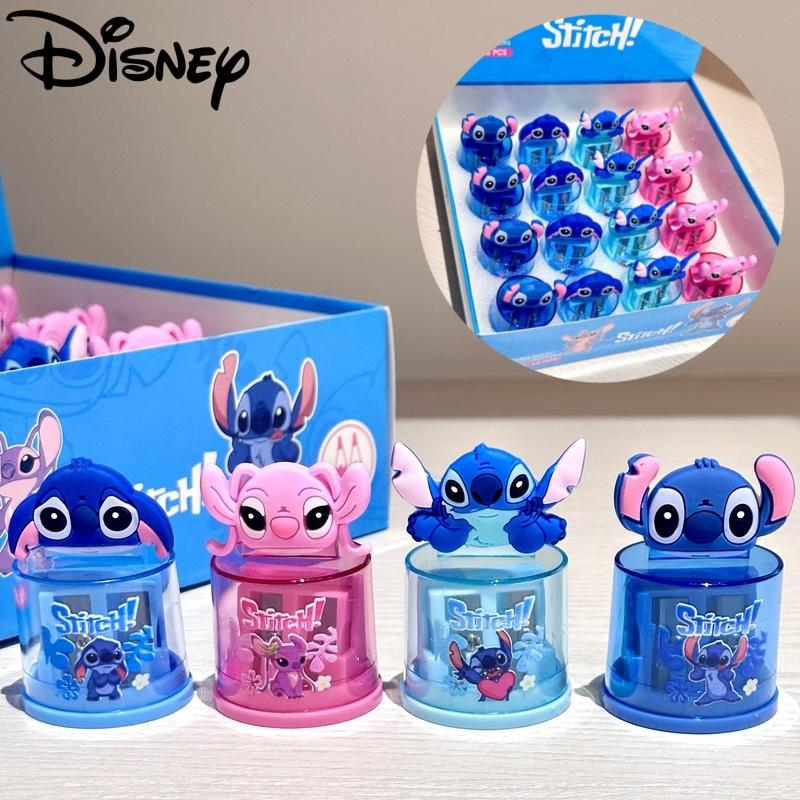 Disney Temperamatite Bambola Stitch, Temperamatite Cartone Animato Carino per Studenti, Cancelleria Lilo & Stitch, Materiale Scolastico