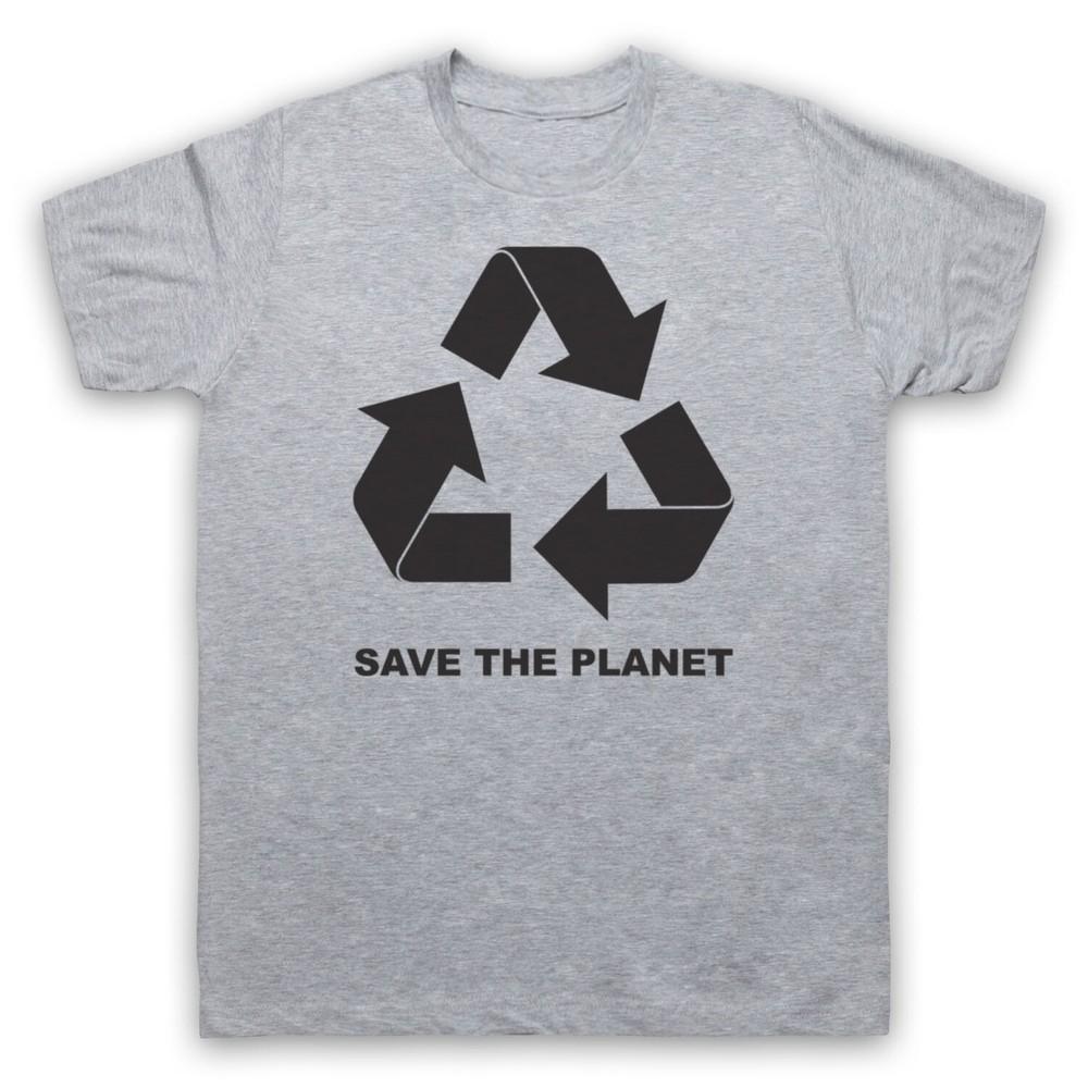 

Recycle Save The Planet Green Living Slogan Love Earth Mens And Womens T-Shirt S