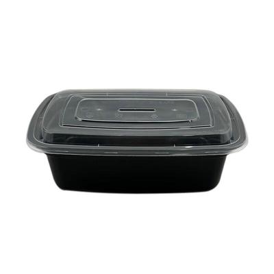 1500ml Rectangular Disposable Takeout Food Container with Lid