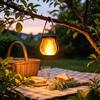 Solar Powered Garden Lights Flickering Flame Lamp, Yard Light, Outdoor Waterproof Romantic Backyard Lighting Hanging Lantern with Auto On/Off Function