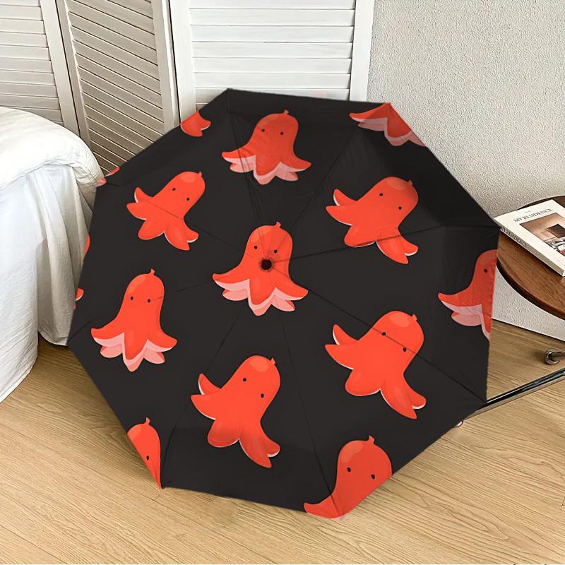 1pc Octopus Pattern Automatic Open/Close Umbrella, Formal Events - Ideal Gift for Family or Friends, Outdoor Accessory yy251211205