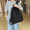 Schoolbag Korean Ins Backpack Star Versatile Junior High School School Bag Lightweight Large Capacity Travel Student Backpack