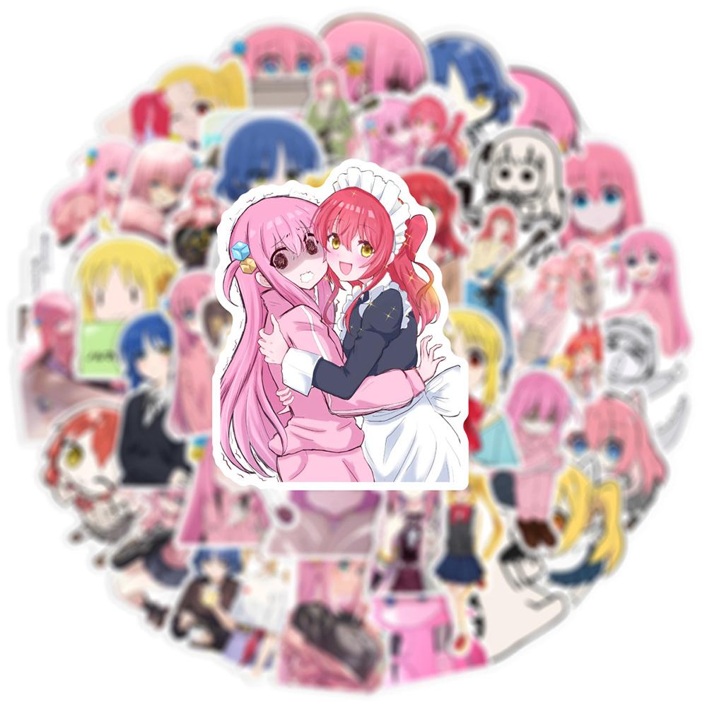 10/30/50pcs Cartoon Music Anime BOCCHI THE ROCK! Stickers Kawaii Gotoh Hitori Decal DIY Notebook Guitar Laptop Cute Sticker Toy