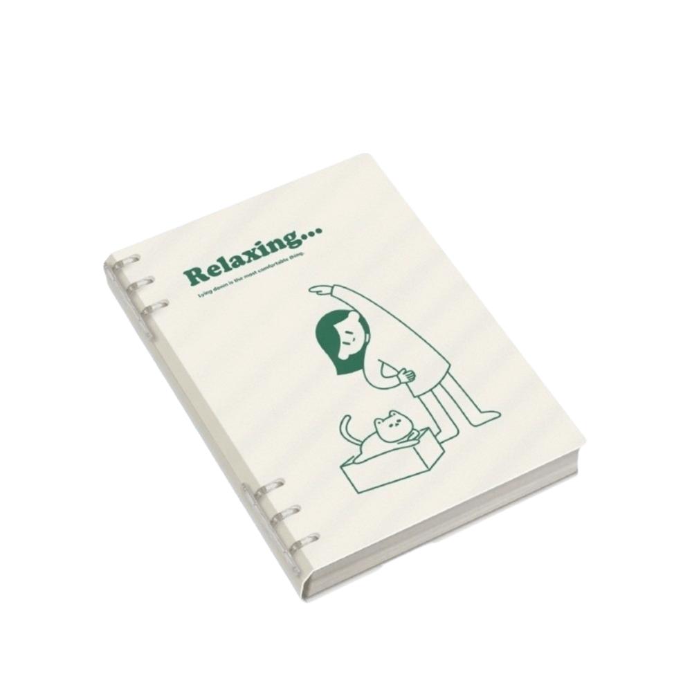 Puppy Binder Notebook A5/B5 Note Book Cute Loose-leaf Notebook  Student Office Stationery